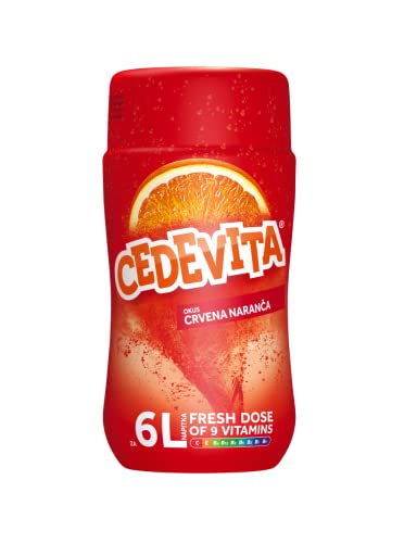 Cedevita Instant Pulver Vitamin Getränke (Blutorange, 455g) von Cedevita
