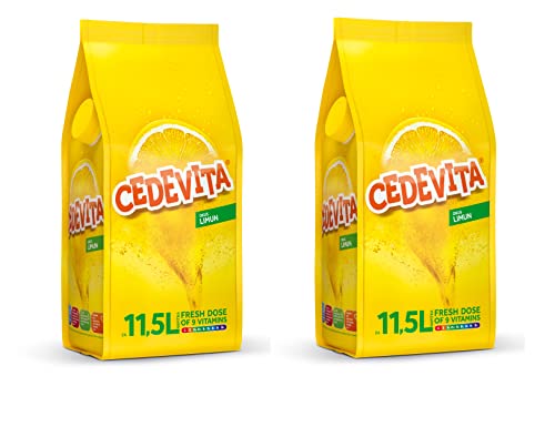 Cedevita Zitrone 2 x 900 g Limun Brausepulver macht 23 L Saft alkoholfreie aus Kroatien von Cedevita