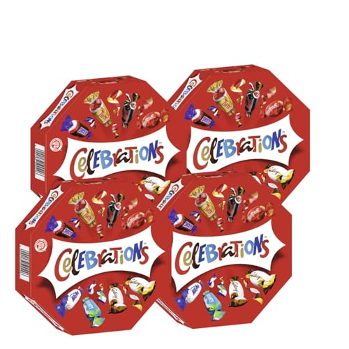 CELEBRATIONS Geschenkbox 4x 269g Geburtstag Weihnachten Keks mit Milchschokolade Mars Snickers Twix Bounty Milky Way Galaxy Caramel Maltesers Teasers CELEBRATIONS Geschenkbox 4x 269g Geburtstag Weihnachten Keks mit Milchschokolade Mars Snickers Twix Bounty Milky Way Galaxy Caramel Maltesers Teasers von Celebrations