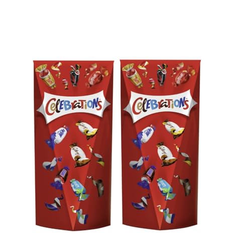 CELEBRATIONS Pop Box 2x 350g Geschenkebox Geburtstag Weihnachten Keks mit Milchschokolade Mars Snickers Twix Bounty Milky Way Galaxy Caramel Maltesers Teasers CELEBRATIONS Pop Box 2x 350g Geschenkebox Geburtstag Weihnachten Keks mit Milchschokolade Mars Snickers Twix Bounty Milky Way Galaxy Caramel Maltesers Teasers von Celebrations