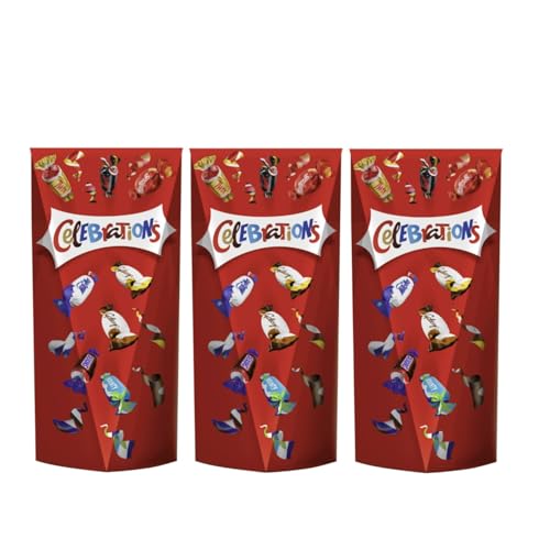 CELEBRATIONS Pop Box 3x 350g Geschenkebox Geburtstag Weihnachten Keks mit Milchschokolade Mars Snickers Twix Bounty Milky Way Galaxy Caramel Maltesers Teasers CELEBRATIONS Pop Box 3x 350g Geschenkebox Geburtstag Weihnachten Keks mit Milchschokolade Mars Snickers Twix Bounty Milky Way Galaxy Caramel Maltesers Teasers von Celebrations