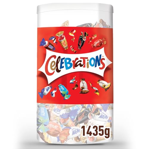 Celebrations Blisterbox, Mini-Schokoriegel Mix, Party-Mix Geschenk, Großpackung Schokolade, Multipack mit 160 Pralinen (1 x 1,4kg) von Celebrations