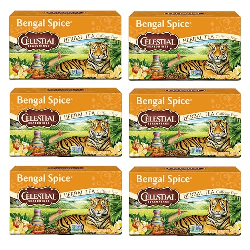 Celestial Seasonings - Bengal Spices Tee 20 Beutel (6er Packung) von Celestial Seasonings