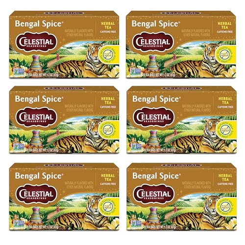 Celestial Seasonings - Bengal Spices Tee 20 Beutel (6er Packung) von Celestial Seasonings