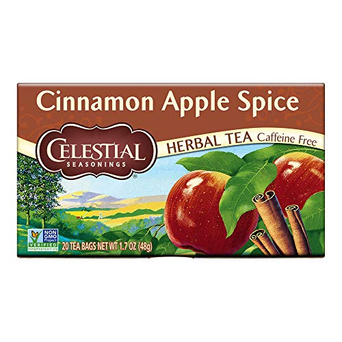 Celestial Seasonings Cinnamon Apple Spice Tee 20 Beutel von セレッシャル