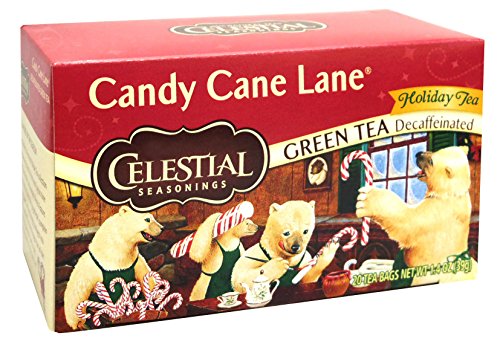 Celestial Seasonings – Jahreszeiten Grüner Tee Kaffee Free Candy Cane Lane – 20 Teebeutel von Celestial Seasonings