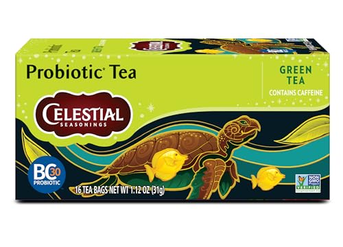 Celestial Seasonings Probiotischer Tee Grüner Tee, 18 Teebeutel von Celestial Seasonings