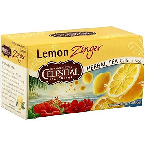 Celestial Seasonings Zitrone Zinger Tee 20 Beutel x 5 (5 Stück) von CELESTIAL SEASONINGS - NATURAL