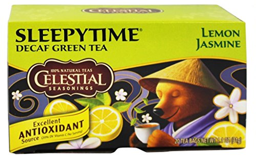4x Celestial Seasonings Sleepytime Decaf Lemon Jasmine 20 beutel von Celestial