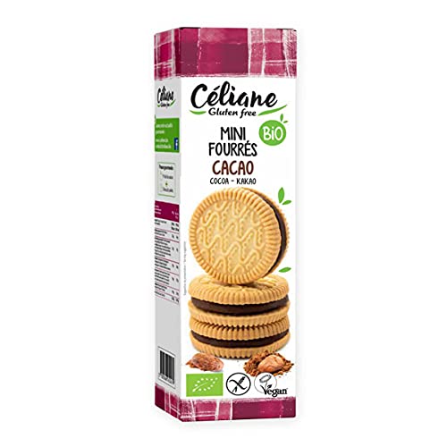 Celiane - Doppelter Kekse mit Kakaofüllung - 125 g - 12er Pack von Celiane