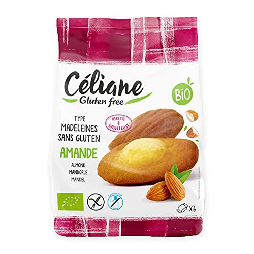 Celiane - Mandel-Madeleines glutenfrei laktosefrei - 180 g - 6er Pack von Celiane