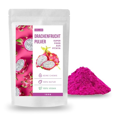 Drachenfrucht Pulver | Gefriergetrocknet Pink Pitaya Pulver | Red Pitaya | Drachenfruchtpulver Pitahaya | Smoothie Pulver Matcha Pataya Eistee Drachenfrucht Pulver | Gefriergetrocknet Pink Pitaya Pulver | Red Pitaya | Drachenfruchtpulver Pitahaya | Smoothie Pulver Matcha Pataya Eistee von Celleb