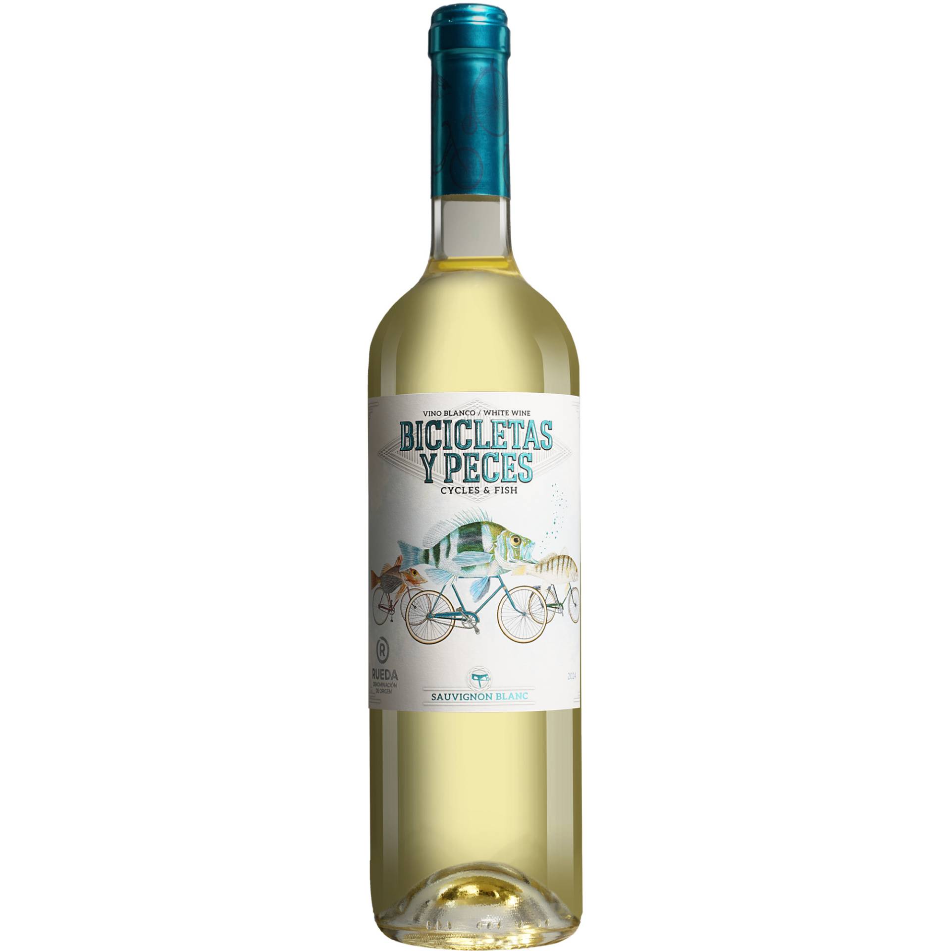 Bicicletas y Peces Sauvignon Blanc 2024 0.75L 13% Vol. Weißwein Trocken aus Spanien Bicicletas y Peces Sauvignon Blanc 2024 0.75L 13% Vol. Weißwein Trocken aus Spanien von Celler Tianna Negre