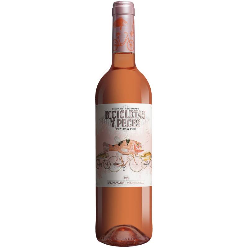 Bicicletas y Peces Tempranillo Rosado 2024  0.75L 13.5% Vol. Roséwein Trocken aus Spanien von Celler Tianna Negre
