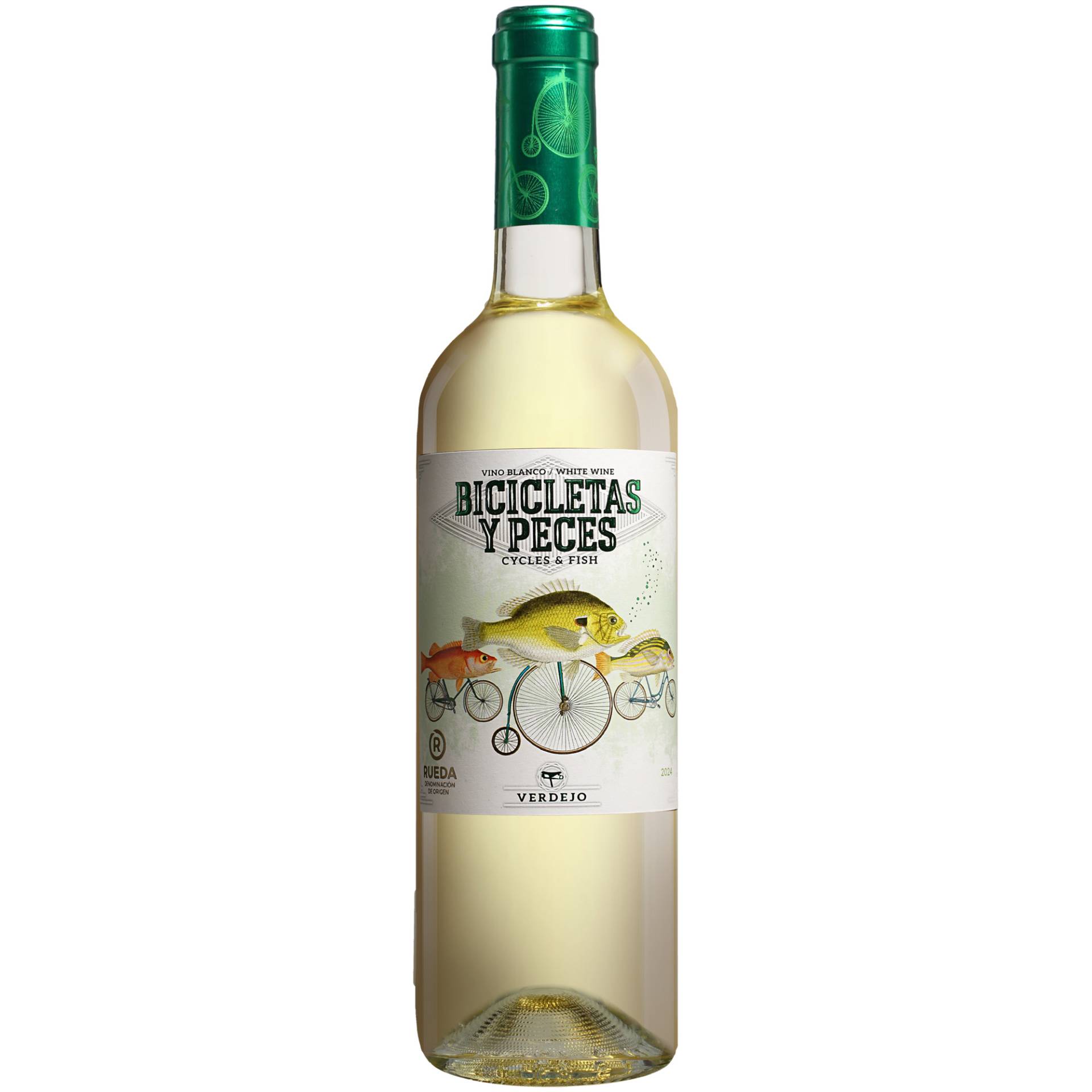 Bicicletas y Peces Verdejo 2024 0.75L 13% Vol. Weißwein Trocken aus Spanien Bicicletas y Peces Verdejo 2024 0.75L 13% Vol. Weißwein Trocken aus Spanien von Celler Tianna Negre