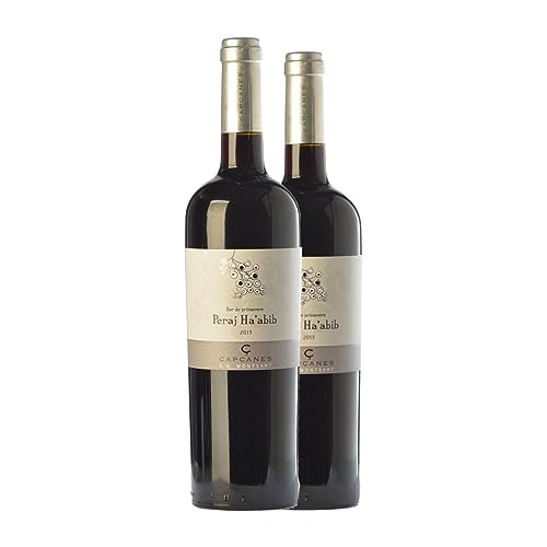 Celler de Capçanes Flor de Primavera Peraj Ha'Abib Montsant Alterung 75 cl Rotwein (Schachtel mit 2 Flaschen von 75 cl) von Celler de Capçanes