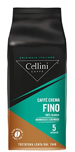 Cellini Caffè Creme Fino Ganze Bohne, 1000 g, 1er Pack (1 x 1 kg) von Cellini