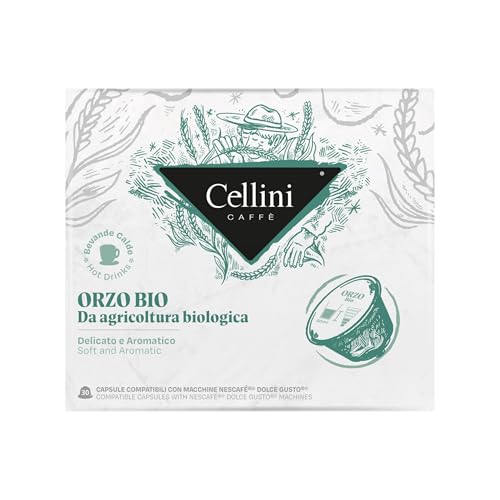 Cellini Coffee Dolce Gusto kompatible Gerstenkapseln - 90Stk | Dolce Gusto kompatible Kapseln Mit Ausgewogenem, Intensivem Aroma Und Vollmundigem Geschmack Cellini Coffee Dolce Gusto kompatible Gerstenkapseln - 90Stk | Dolce Gusto kompatible Kapseln Mit Ausgewogenem, Intensivem Aroma Und Vollmundigem Geschmack von Cellini