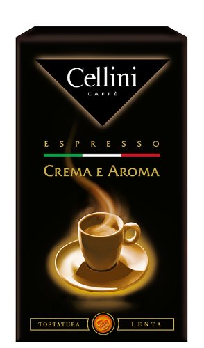 Cellini Crema e Aroma gemahlen, 250 g, 5er Pack (5 x 250 g) von Cellini