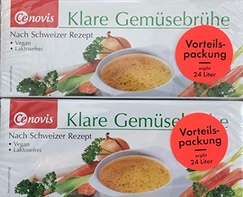Cenovis Klare Gemüsebrühe nach Schweizer Rezept, 8 x 12 Würfel Cenovis Klare Gemüsebrühe nach Schweizer Rezept, 8 x 12 Würfel von OEARE