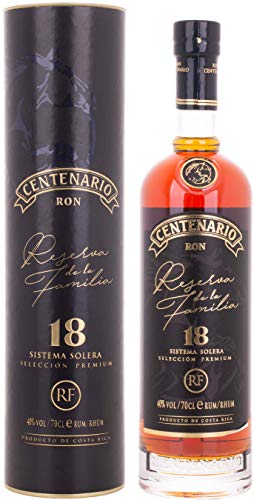 Ron Centenario RESERVA DE LA FAMILIA 18 Sistema Solera Rum 40% Vol. 0,7l in Geschenkbox von Centenario