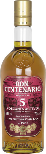 Ron Centenario 5 Anejo Selecto Rum 40% vol. 0,7 l von Centenario Internacional