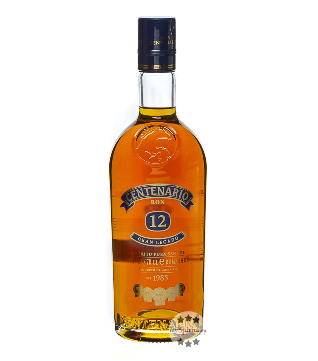 Ron Centenario 12 Gran Legado Rum (40 % Vol., 0,7 Liter) von Centenario Ron