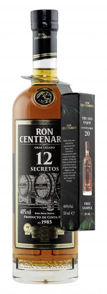 Centenario Rum 12 Secretos Gran Legado + Mini von Centenario