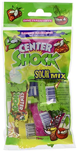 Center Shock Sour Mix Extra-Sauren Kaugummis Mit Füllung - Packung mit 11 von Center Shock