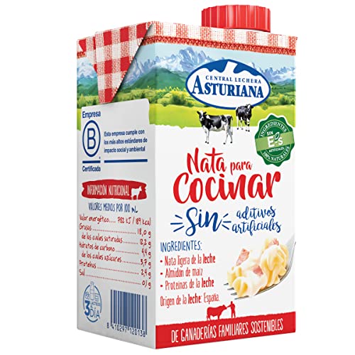 Central Lechera Asturiana Meine Nata Rezepte zum Kochen, 500 ml von Central Lechera Asturiana