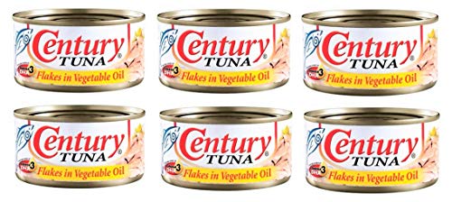 Century Tuna Flocken in Pflanzenöl, 180 g, 6 Stück Century Tuna Flocken in Pflanzenöl, 180 g, 6 Stück von Century Tuna
