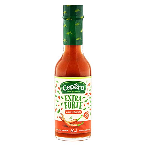 Rote Chilisoße CEPERA extra scharf 60ml - Molho de Pimenta Vermelha Extra-Forte 60ml Rote Chilisoße CEPERA extra scharf 60ml - Molho de Pimenta Vermelha Extra-Forte 60ml von Cepêra