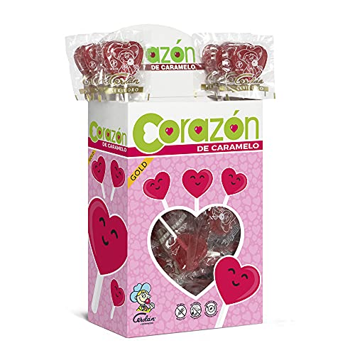 Herz-Süßigkeit - Lutscher - 110 Einheiten Herz-Süßigkeit - Lutscher - 110 Einheiten von Caramelos Cerdán