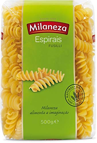 Massa Espirais / Spiralnudeln 500gr. von Milaneza