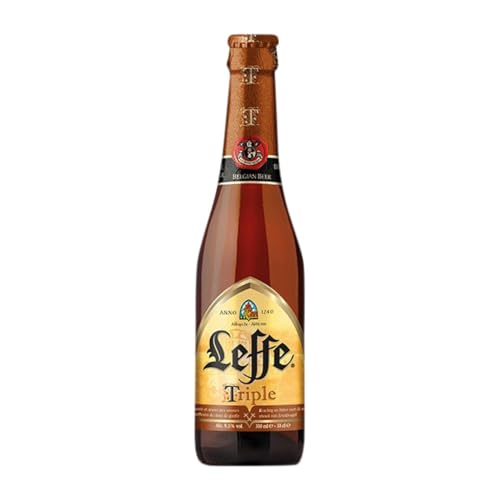 Bier 24 Einheiten Box Leffe Triple Blonde Drittel-Liter-Flasche 33 cl Bier 24 Einheiten Box Leffe Triple Blonde Drittel-Liter-Flasche 33 cl von Cervezas Leffe