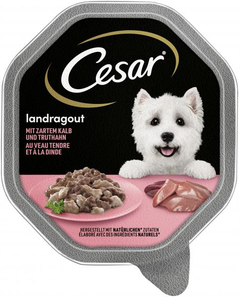 Cesar Landküche Kalb & Truthahn in Sauce von Cesar