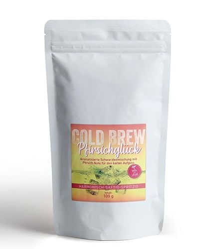 Cold Brew "Pfirsichglück" Schwarzteemischung mit Pfirsich-Note, 100g in Cha Cult - Qualität von Erboristeria Rugiada