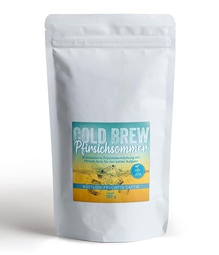 Cold Brew "Pfirsichsommer" Früchteteemischung mit Pfirsich-Note, 100g in Cha Cult - Qualität von Erboristeria Rugiada