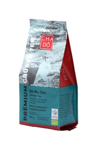Bio weißer Premium Tee -Bai Mu Dan- lose (Cha Dô) 50g