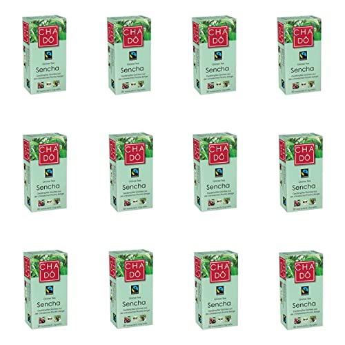 Cha Do - Fairtrade Teebeutel Sencha - 20 g - 12er Pack von Cha Do