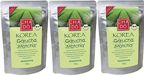 Cha Dô Korea Matcha premium, Bio, 3 x 100g von Cha Dô