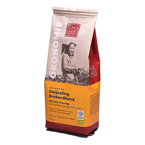 Cha Do - Ökonomie Fairtrade Darjeeling Broken Blend - 200 g - 10er Pack von Cha Do