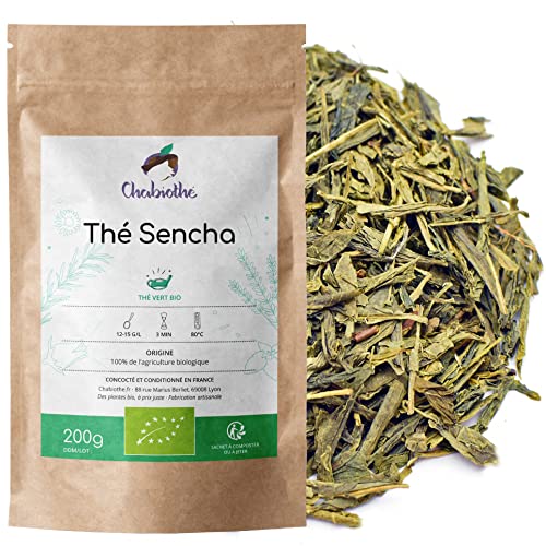 Bio Grüner Tee Sencha 200g - Natürlicher Grüntee von Chabiothé