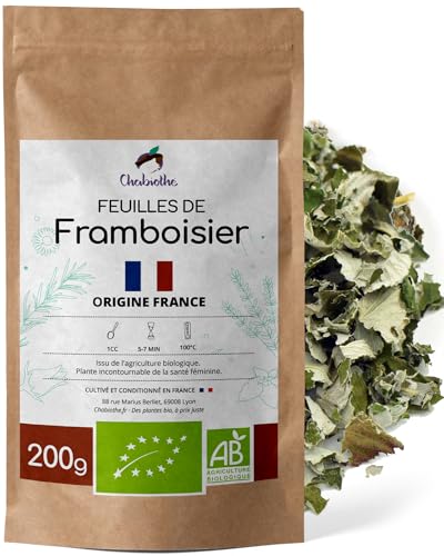 BIO Himbeerblätter Tee 200g Infusionen - Himbeerblättertee - aus Frankreich von Chabiothé