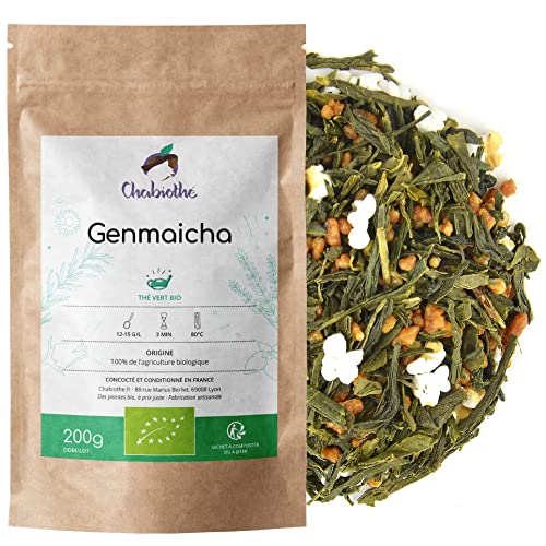 BIO Japanisches Genmaicha Grüner Tee mit Reis 200g von Chabiothé