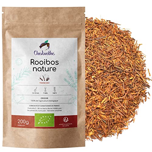 BIO Rooibos Tee 200g - Roibusch-Tee, Rotbusch-Tee bio - Süß, Entspannend, Südafrika von Chabiothé