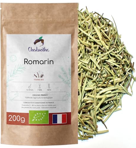 BIO Rosmarin getrocknete Blätter Infusionen 200g - in Frankreich kultiviert von Chabiothé