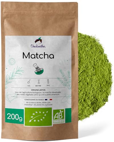 BIO Matcha 200g - Chabiothé - Matcha Tee Pulver fein gemahlen von Chabiothé