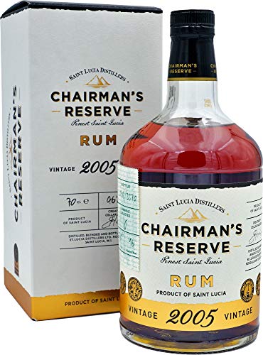 Chairman's Reserve Rum VINTAGE 2005 46% Vol. 0,7 l + GB von Chairman's Reserve