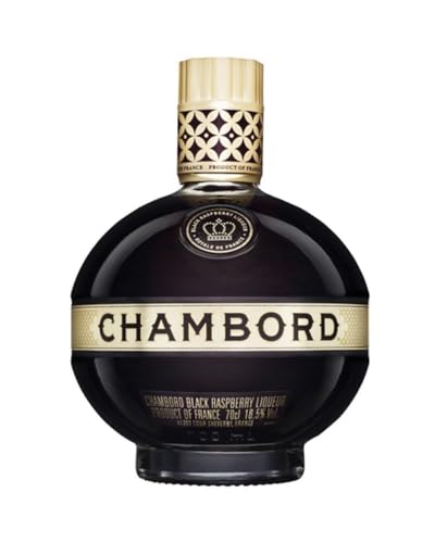 Chambord Liqueur Royale de France - 16,5% Vol.(1 x 0.5 l)/Himbeerlikör aus XO Cognac/Aus natürlichen Inhaltsstoffen/Likör aus Frankreich von CHAMBORD